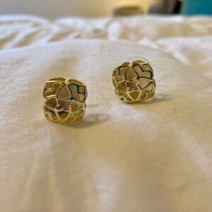 Kendra Scott Gold Square Studs